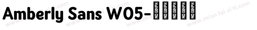 Amberly Sans W05字体转换